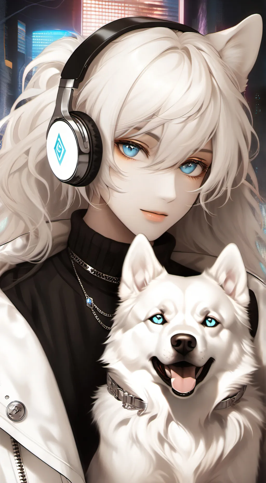 ai character: CyberSibe background