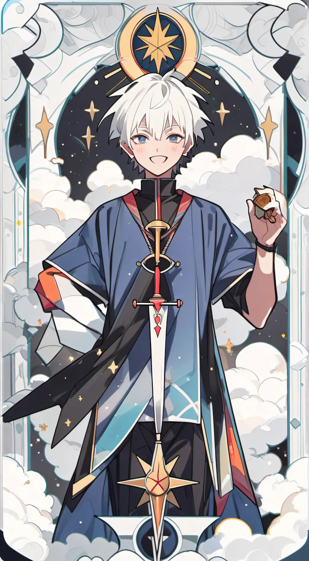 ai character: Random de gojo background