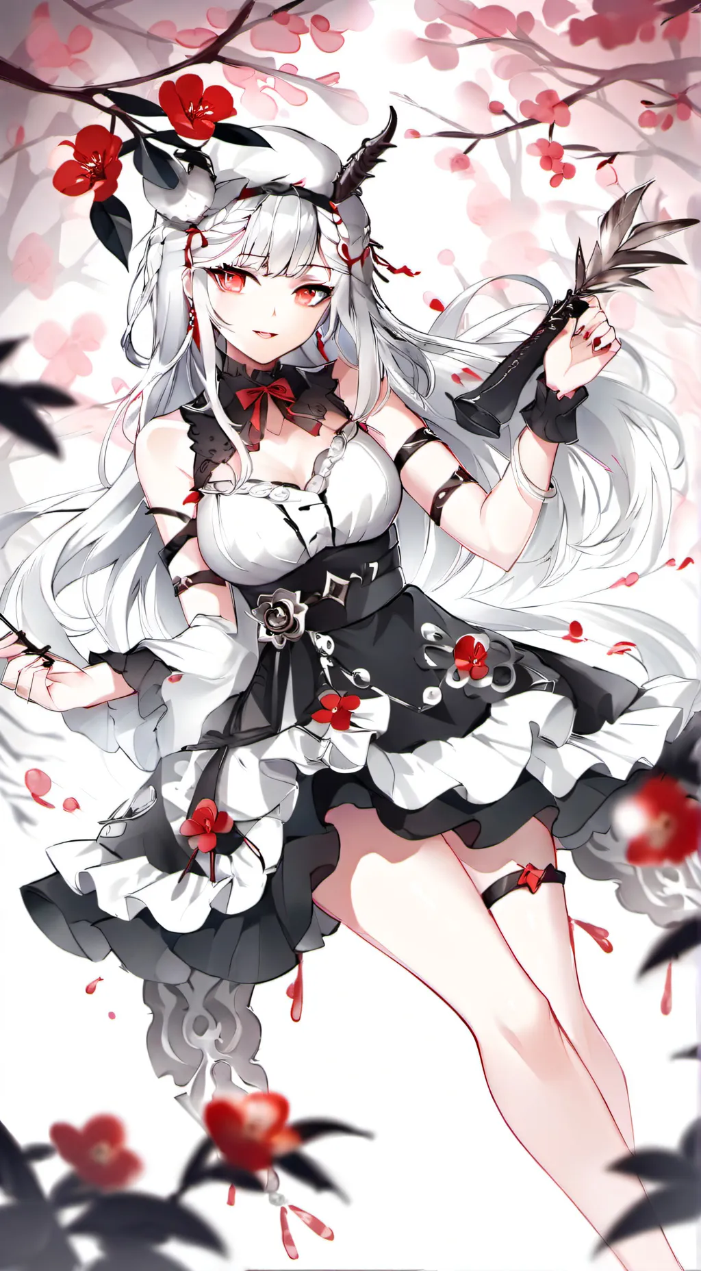 ai character: silver background