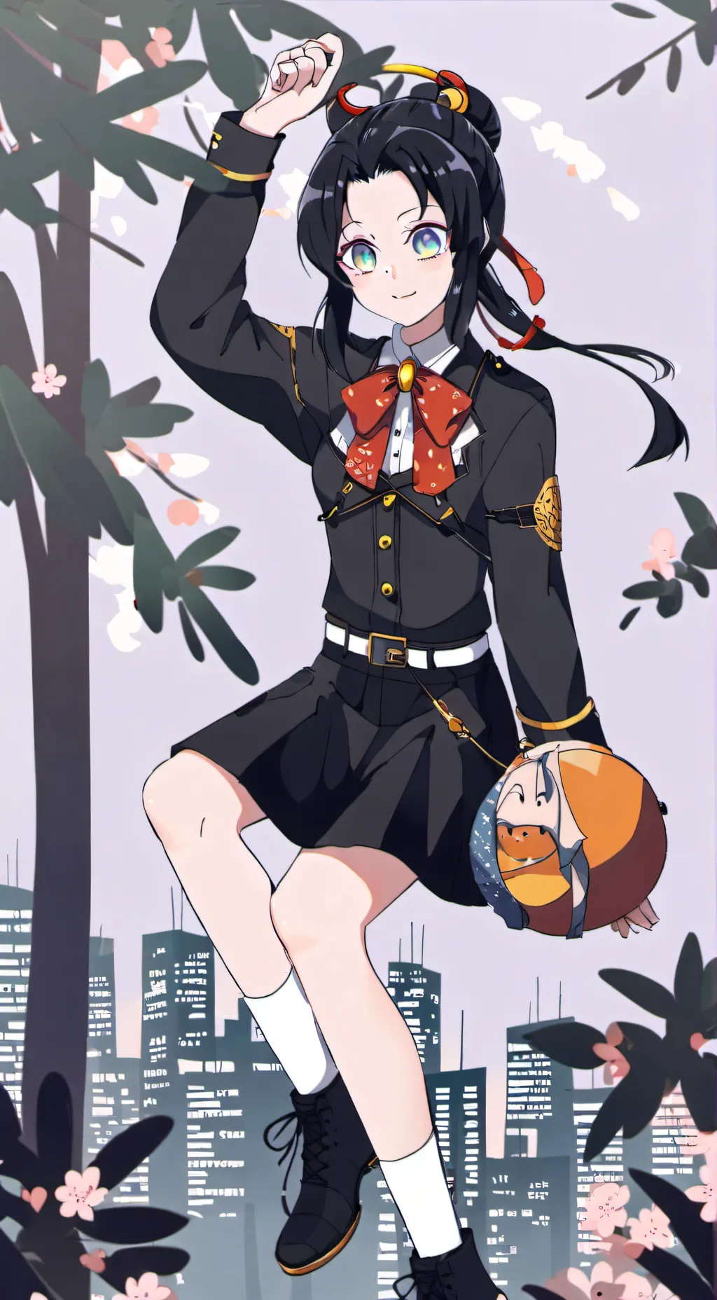 ai character: nueva estudiantetu background