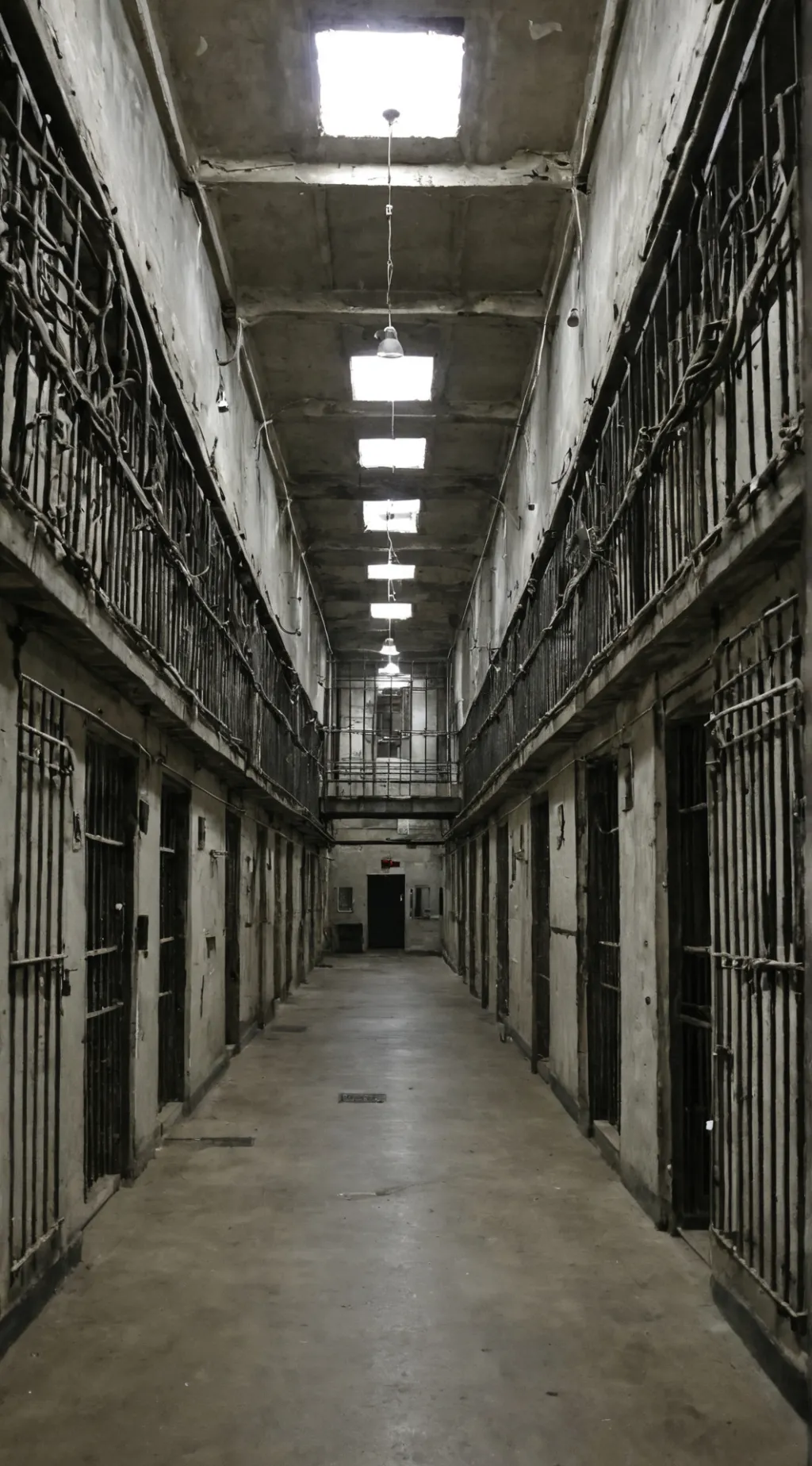 ai character: Villain prison background
