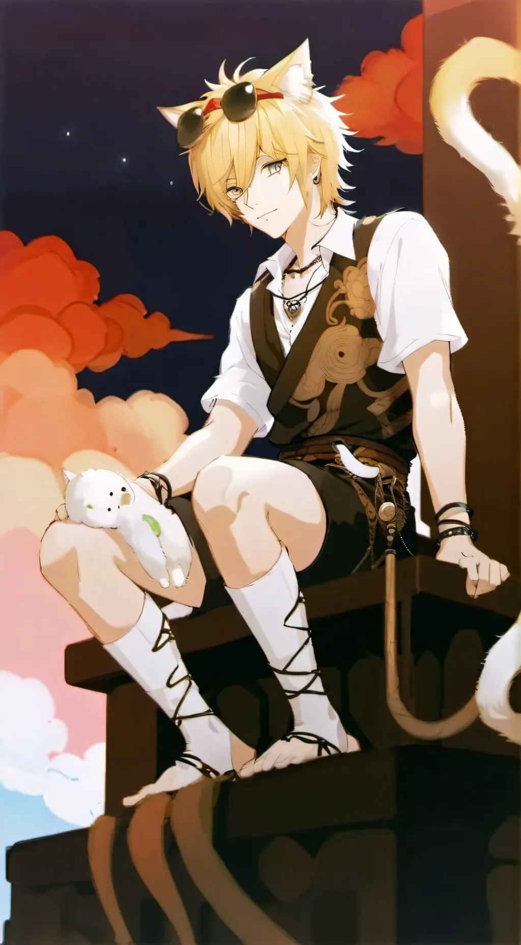 ai character: chocki background