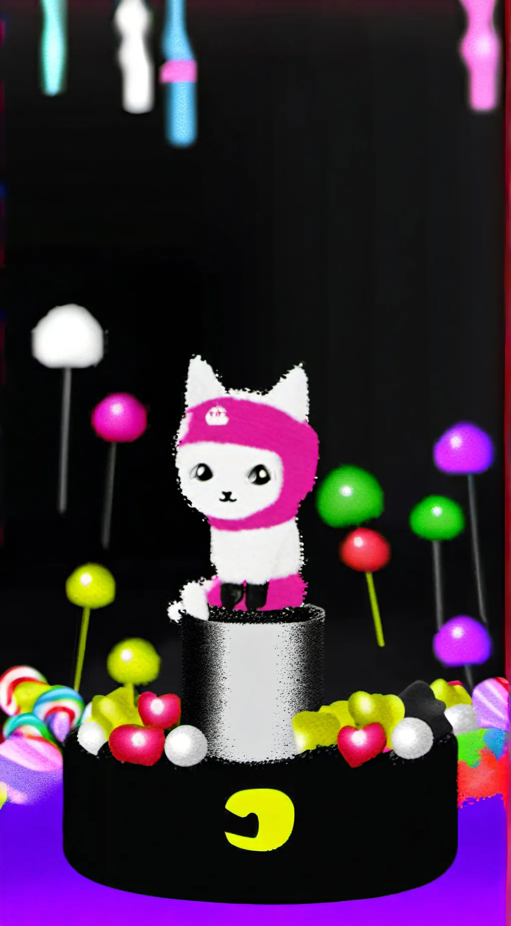 ai character: Pianocat￼ SprunkI background