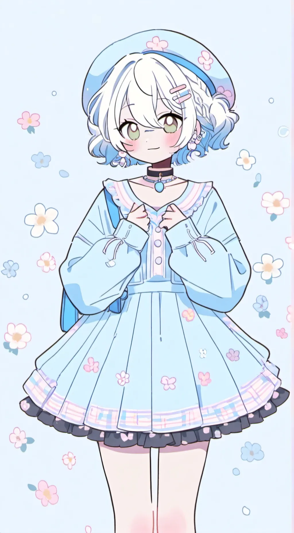ai character: holap :D background