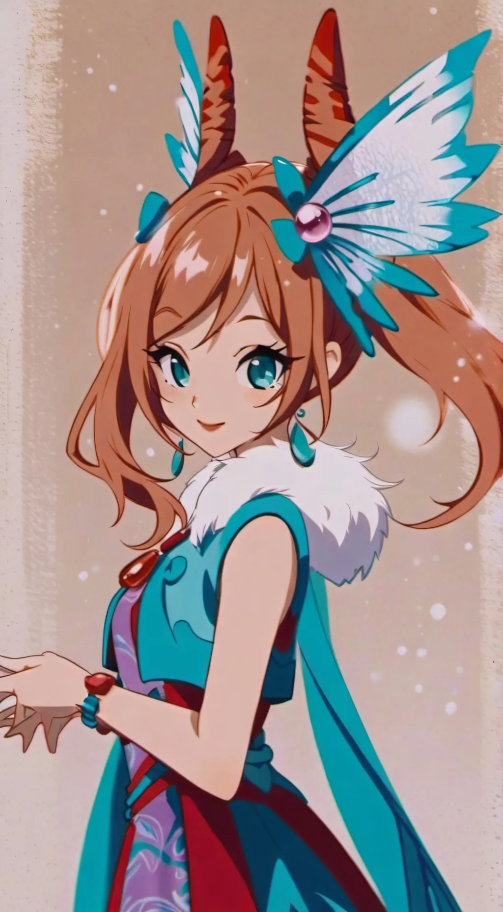 ai character: BLOOM background