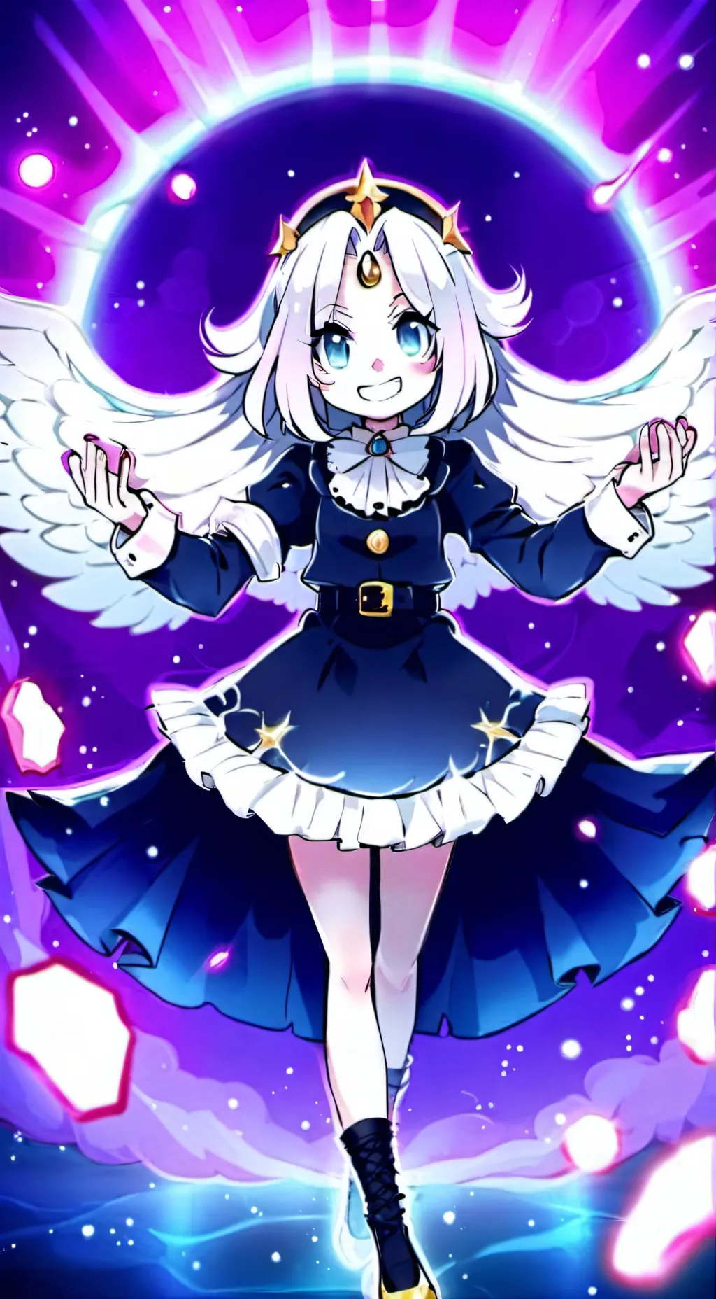 ai character: Stella Sans  background