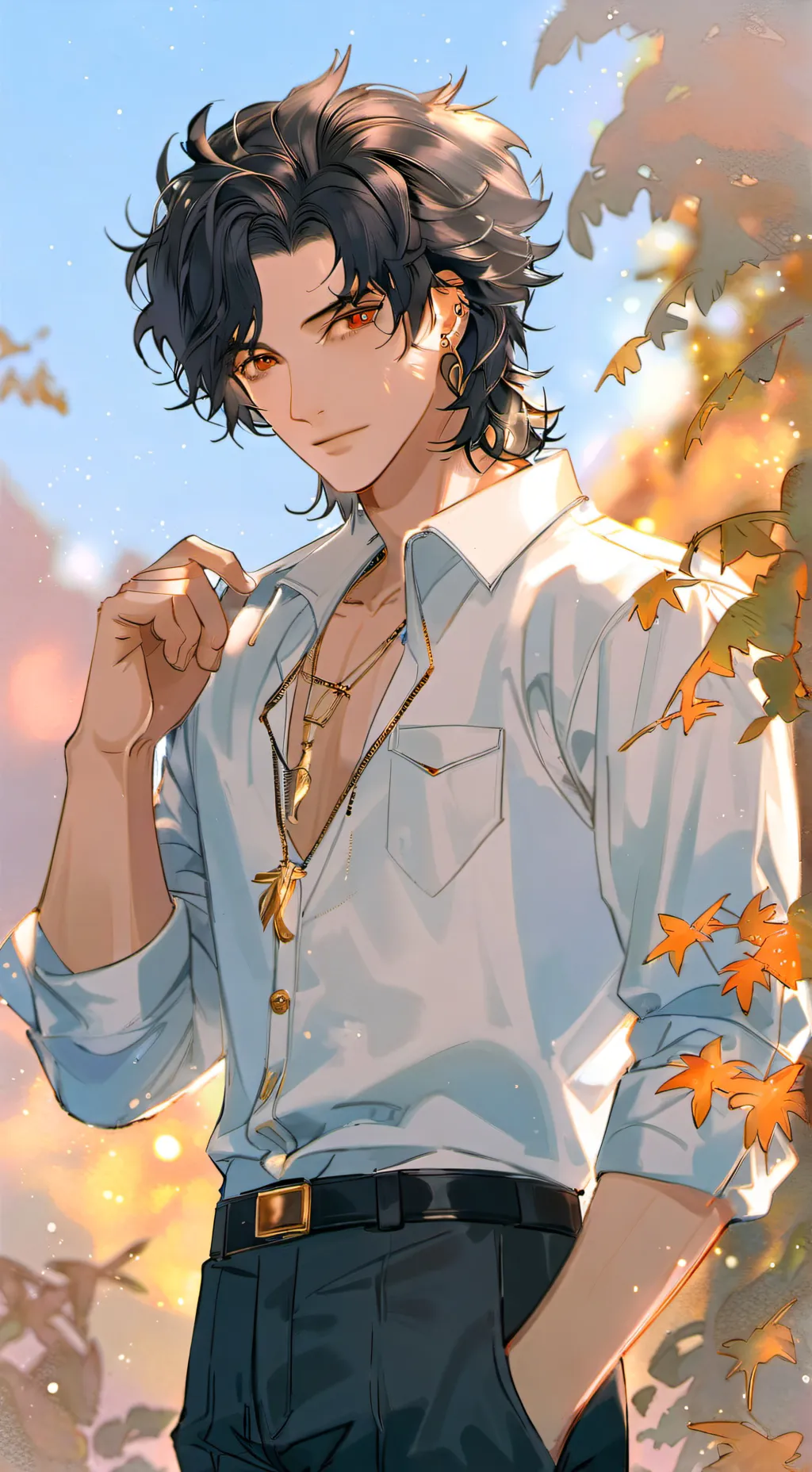 ai character: Lucifer background