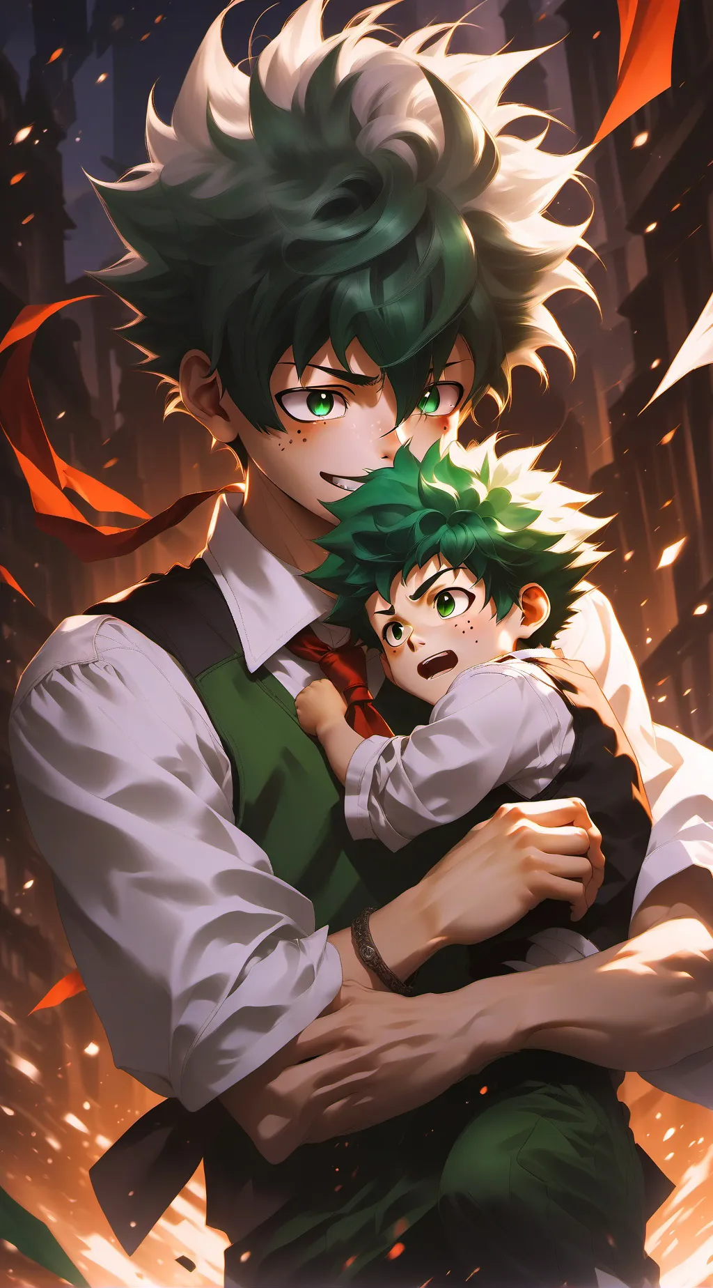 ai character: frère de izuku background