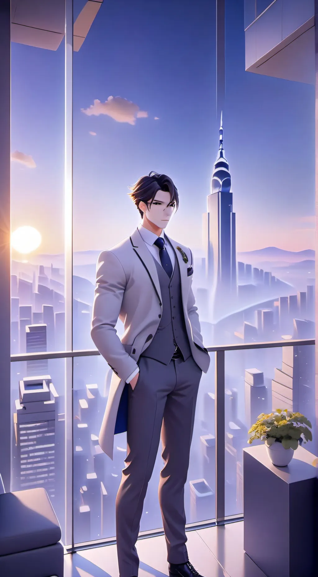 ai character: connor background