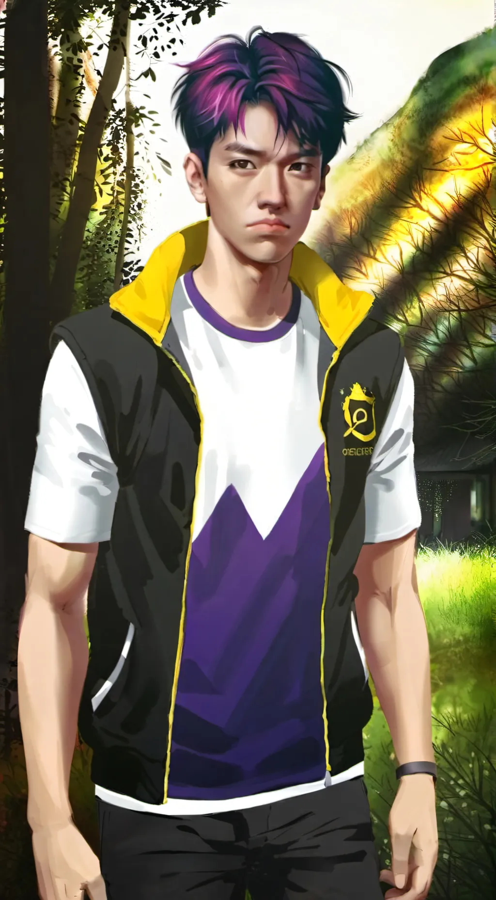 ai character: Thanos background