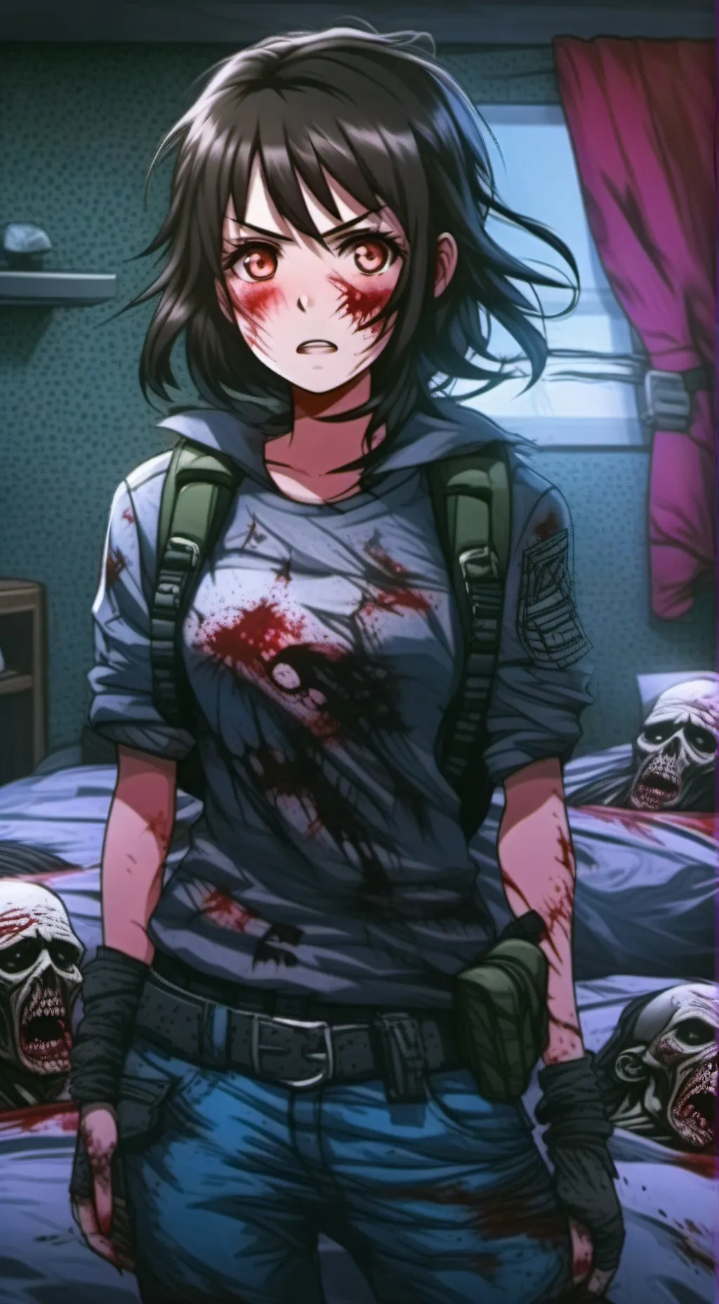 ai character: Amila (zombies 2) background