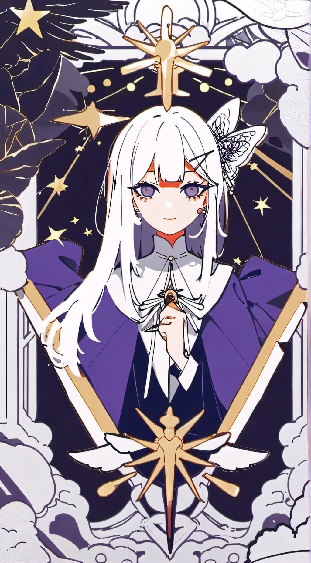ai character: Cross X Dream background