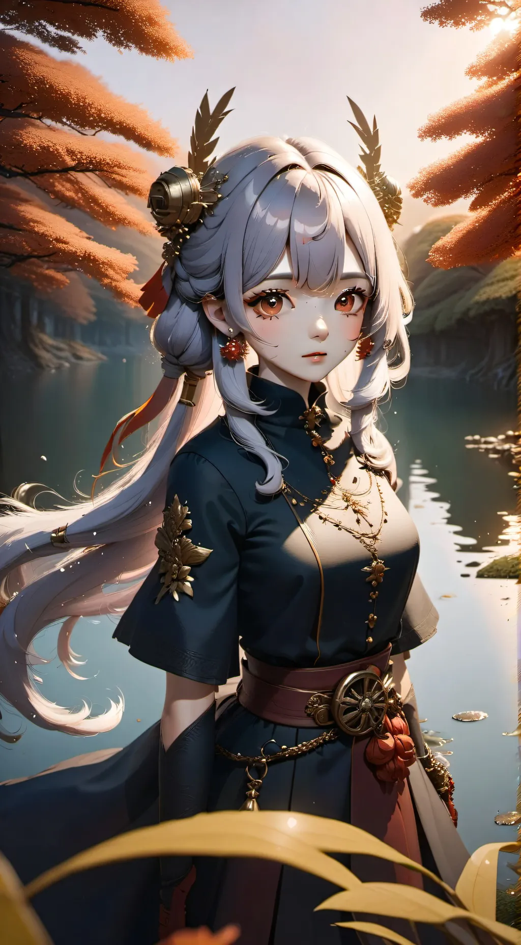 ai character: 碧瑶 background