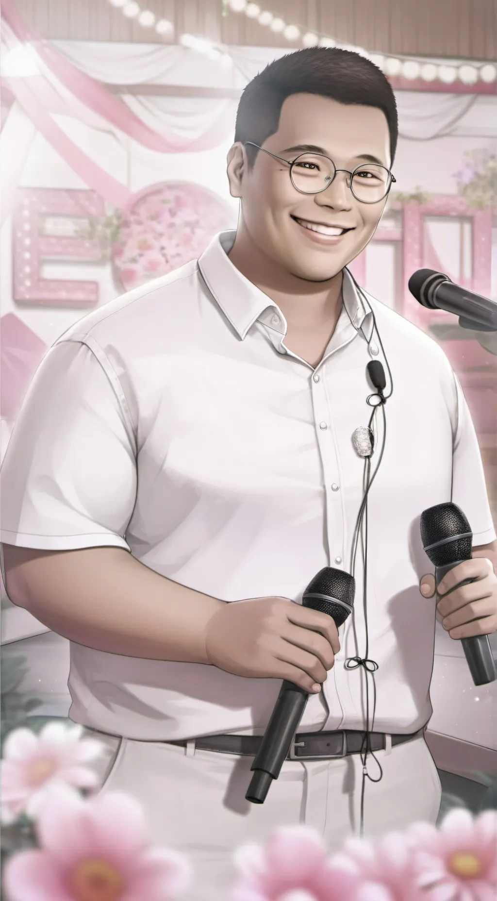 ai character: A Singer, background