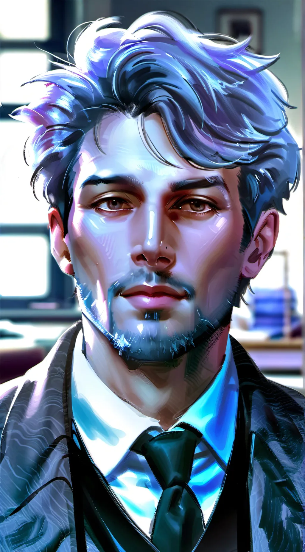 ai character: Monsieur Laurent background