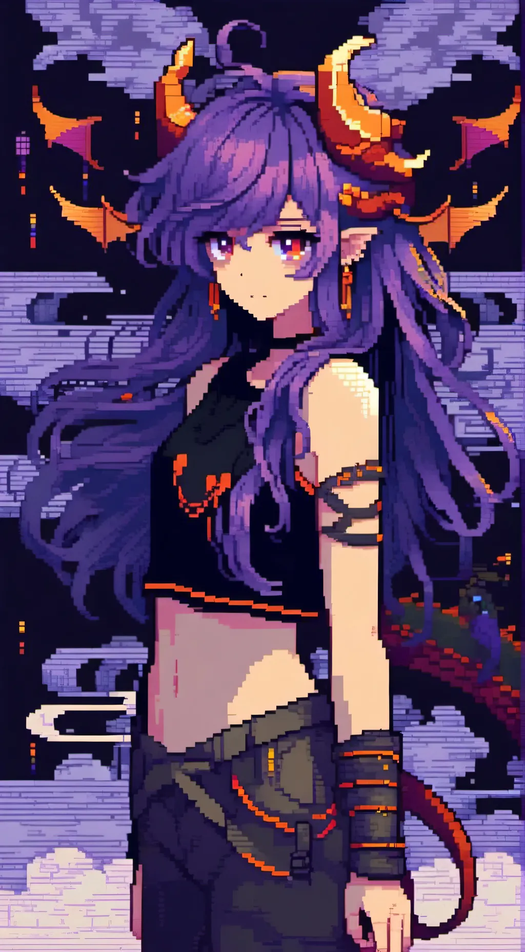 ai character: k x pg Hxp background