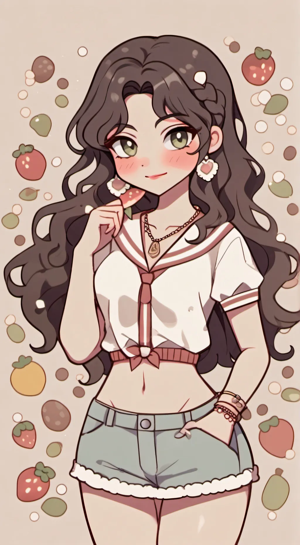 ai character: mha amor background