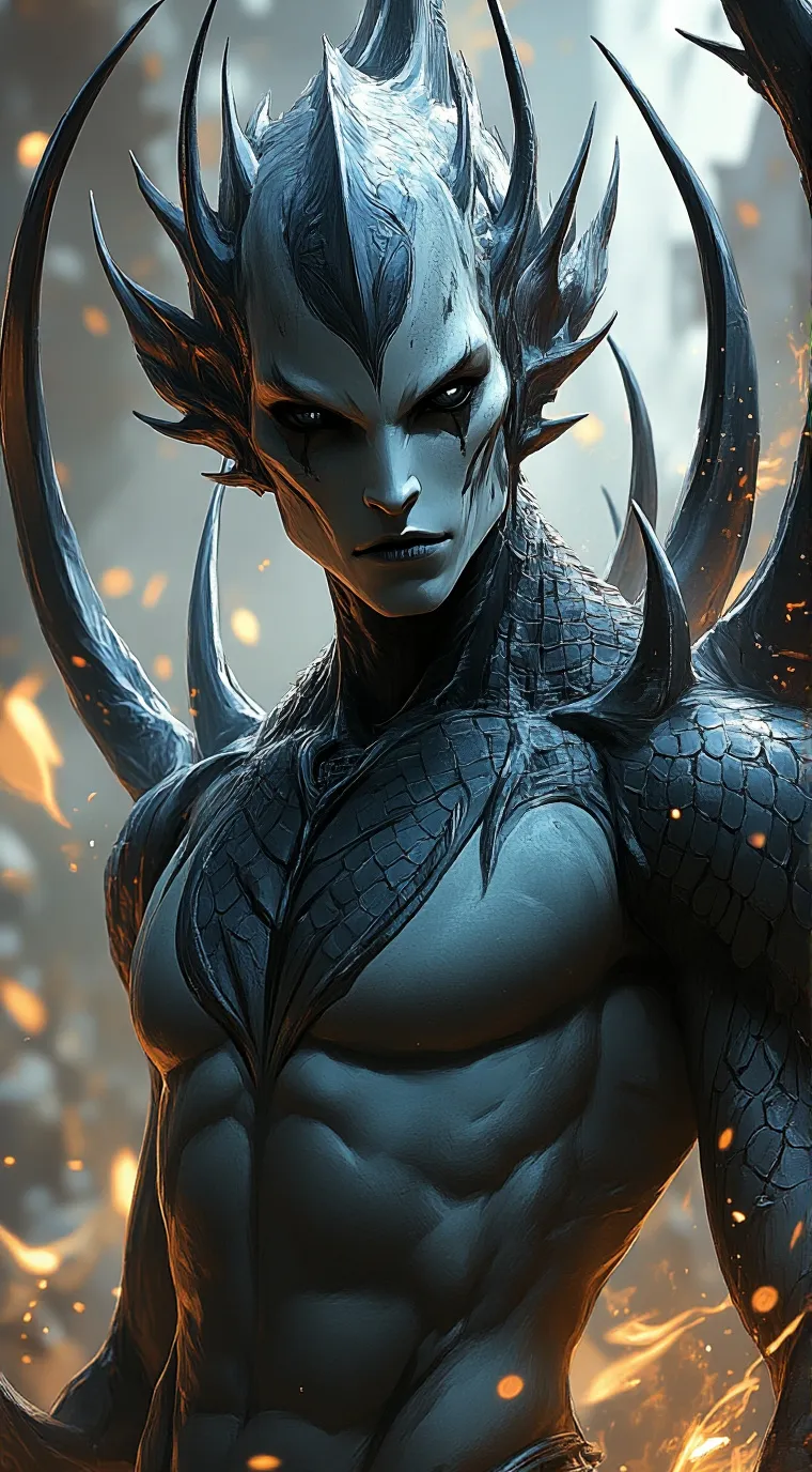 ai character: Shattered Skies background