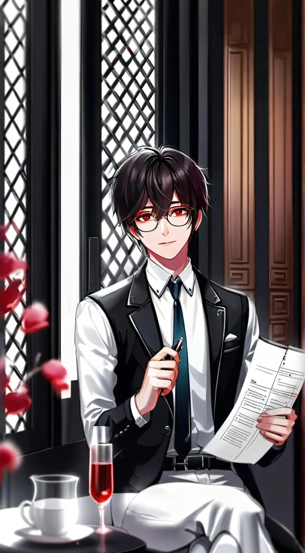 ai character: Max background