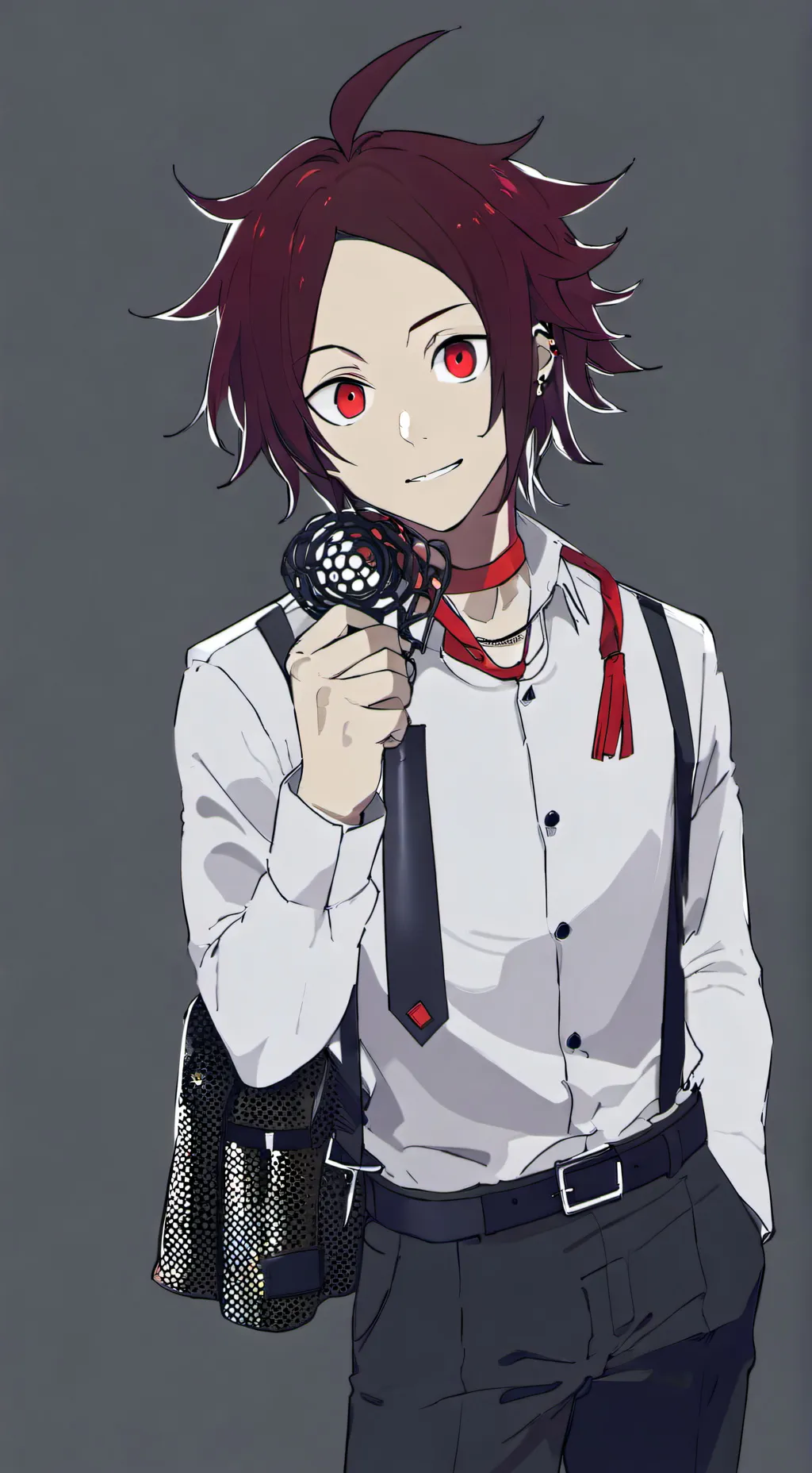 ai character: kirishima  background