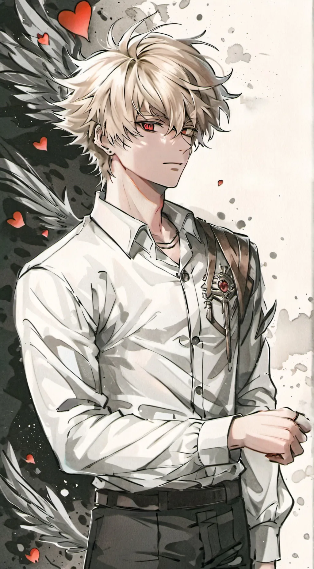 ai character: Bakugo Katsuki  background