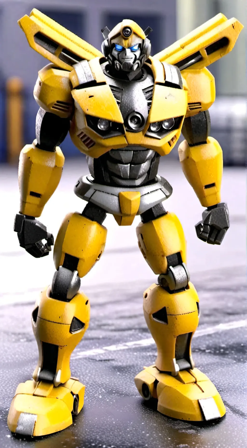 ai character: Bumblebee  background
