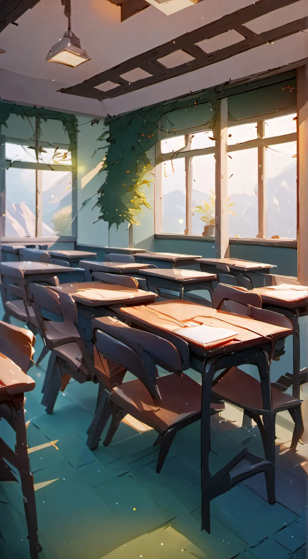 ai character: my classroom (irl) background