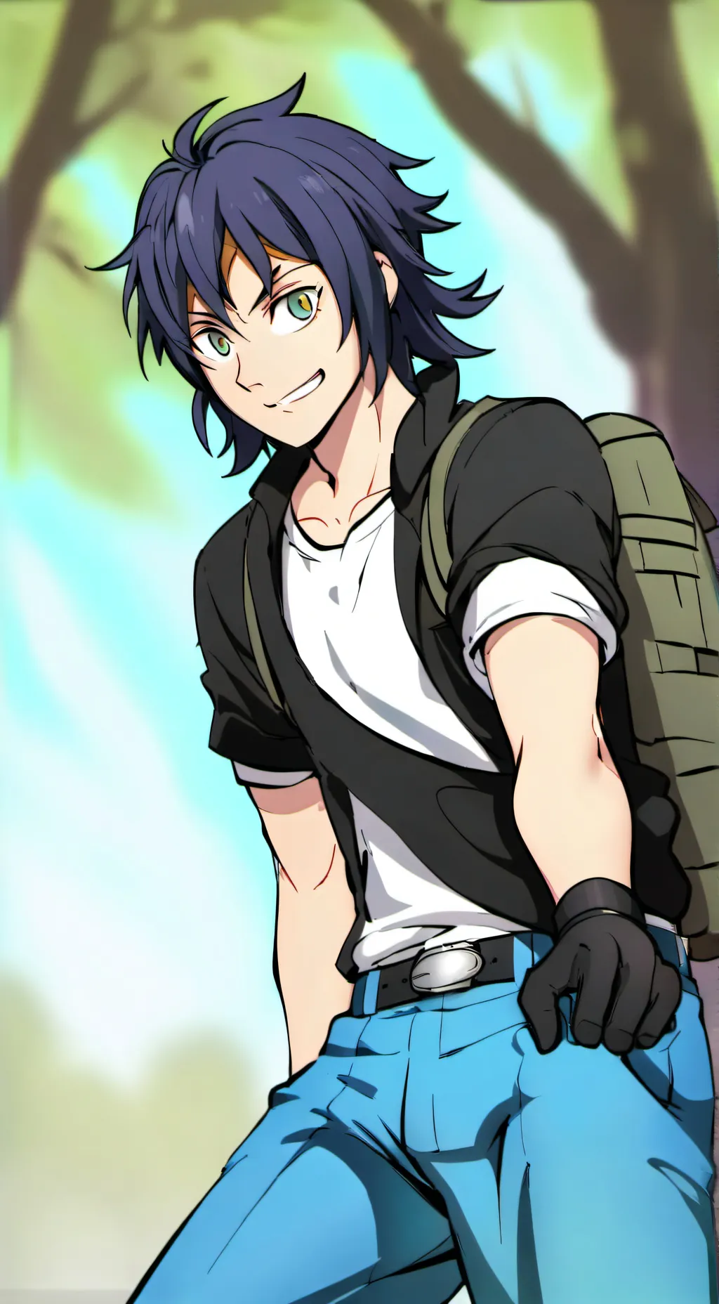 ai character: inosuke  background
