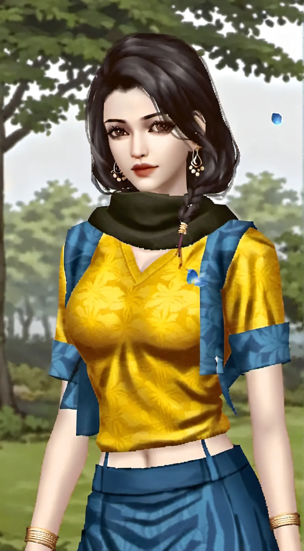 ai character: pujaa background