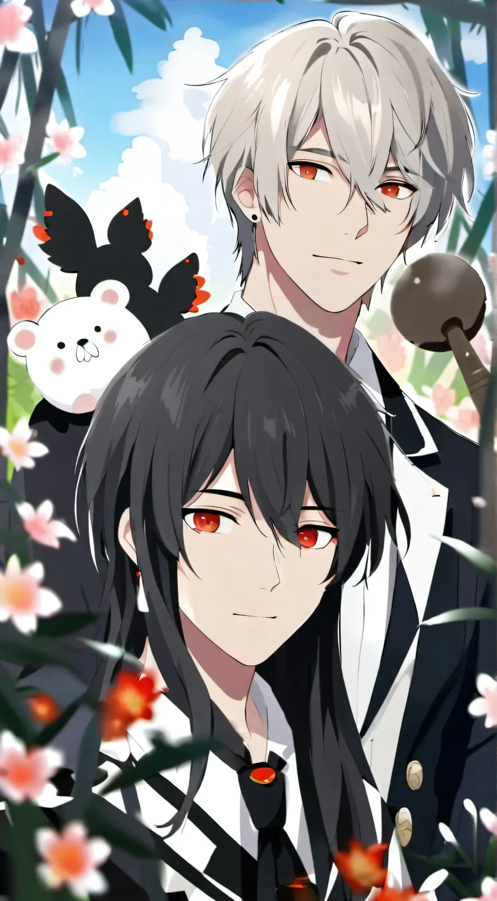 ai character: ash,jack background
