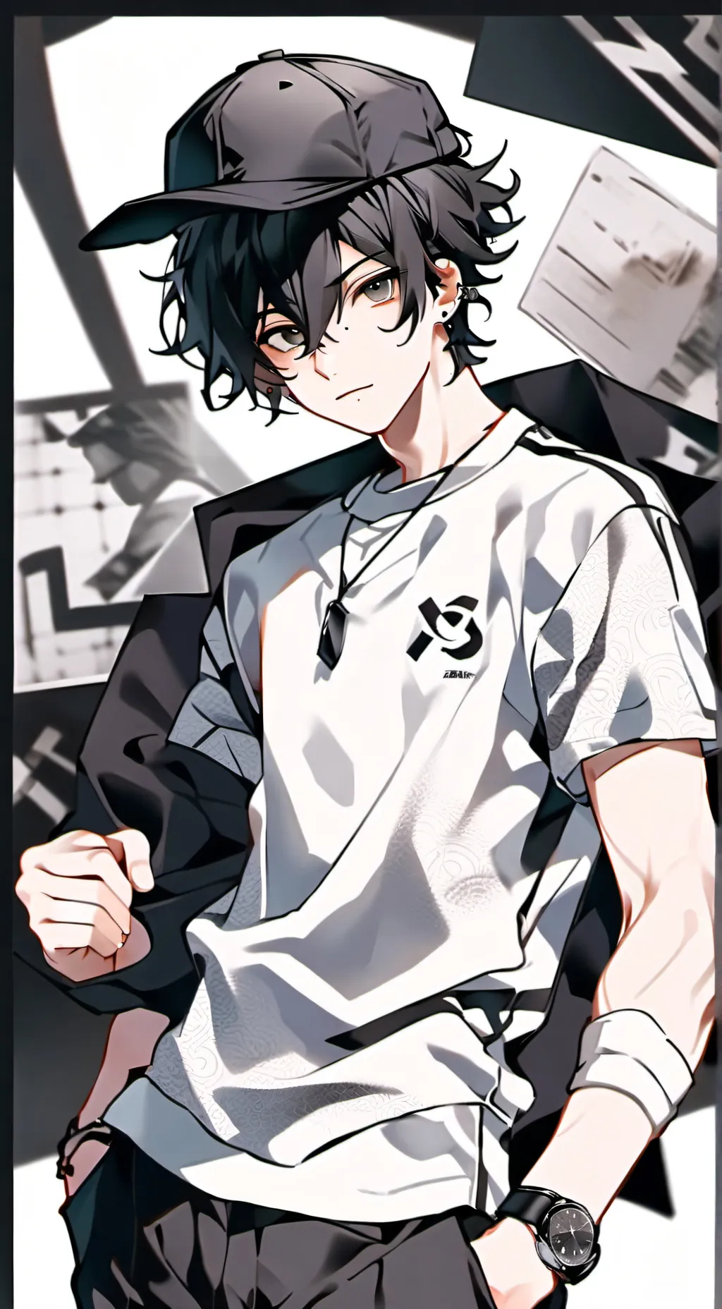 ai character: Leo background