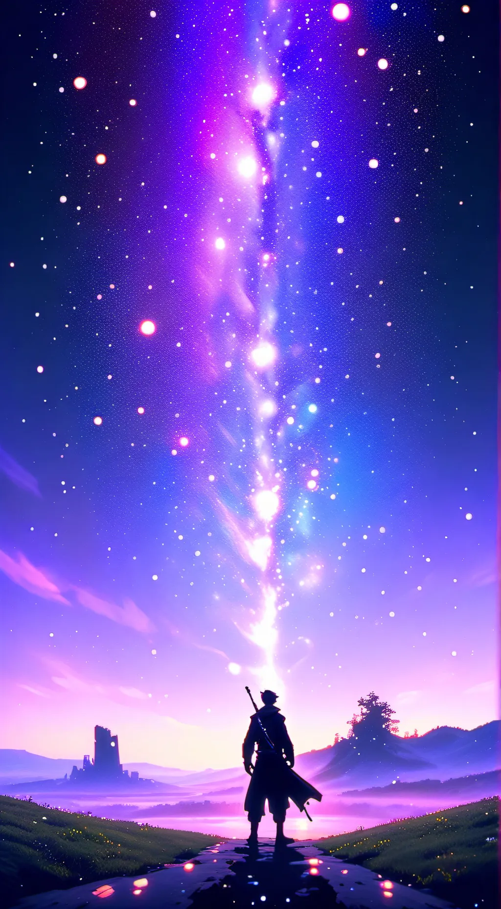 ai character: castor x lunar  background