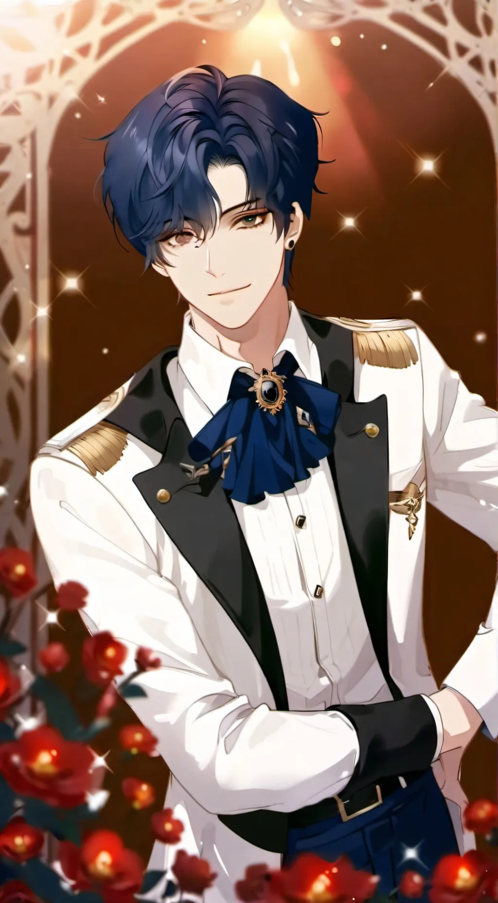 ai character:  Prince Lukas ✨💙 background