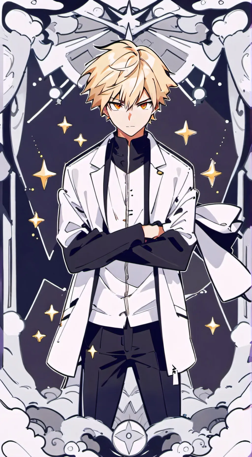 ai character: katsuki bakugo background