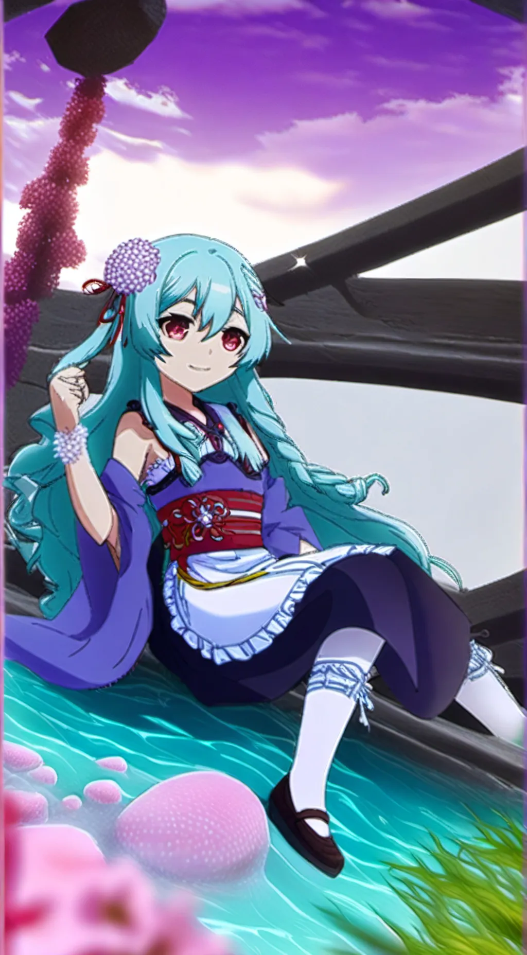 ai character: Yumemizuki mizuki background
