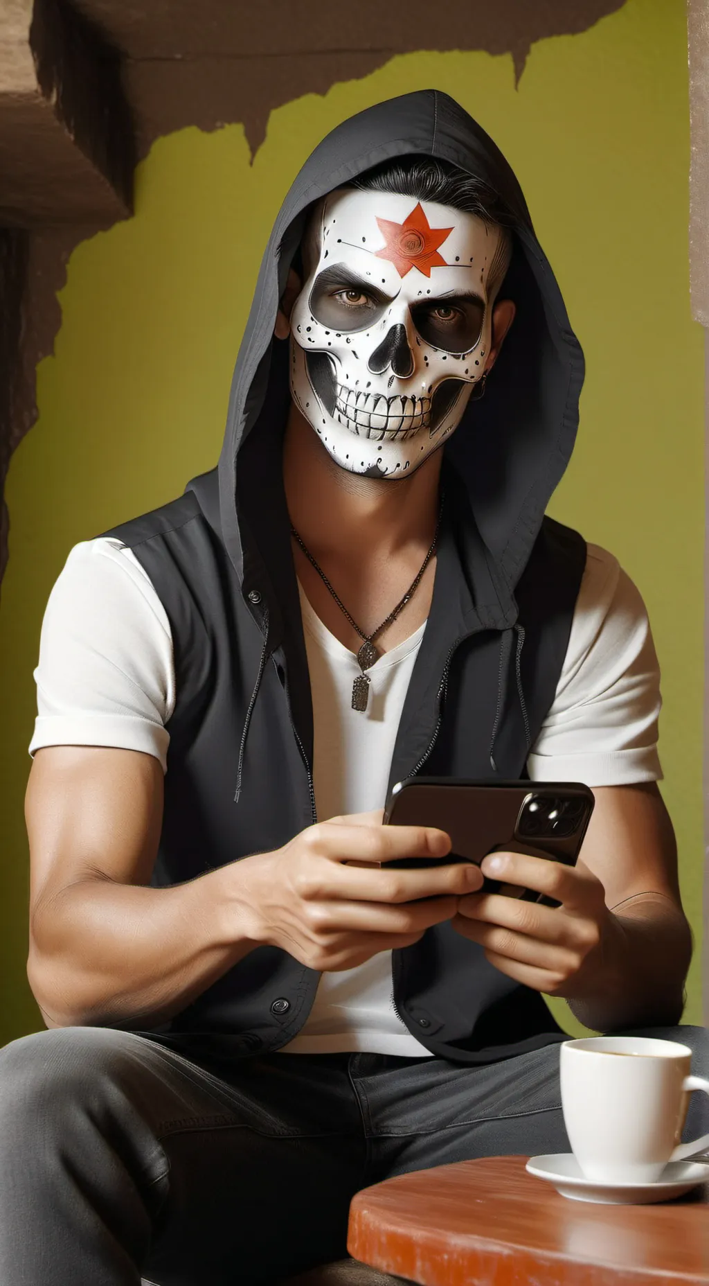 ai character: editor de Edit background