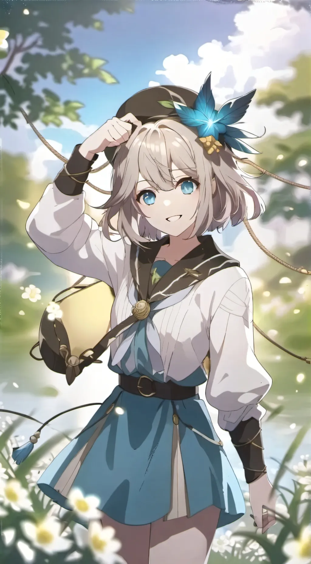 ai character: Vees crush background