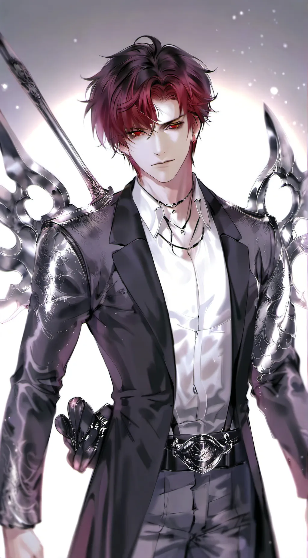 ai character: angry man  background