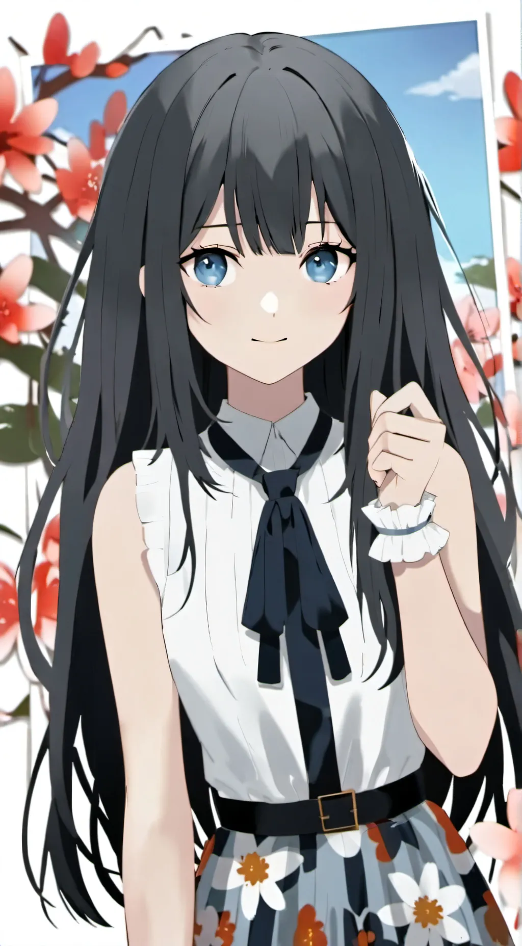 ai character: angela  background