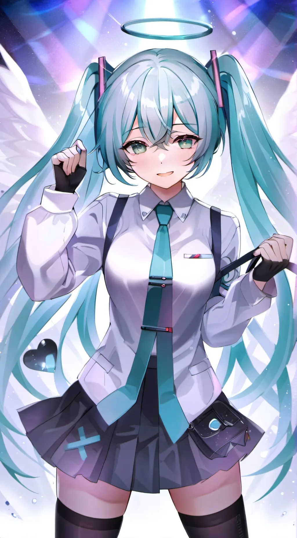 ai character: Hatsune Miku background