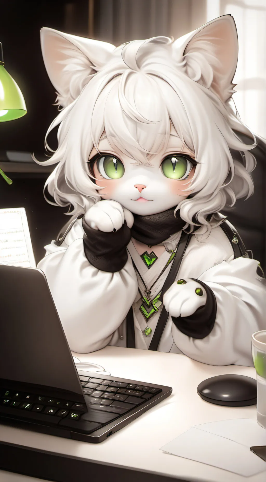 ai character: Byte background