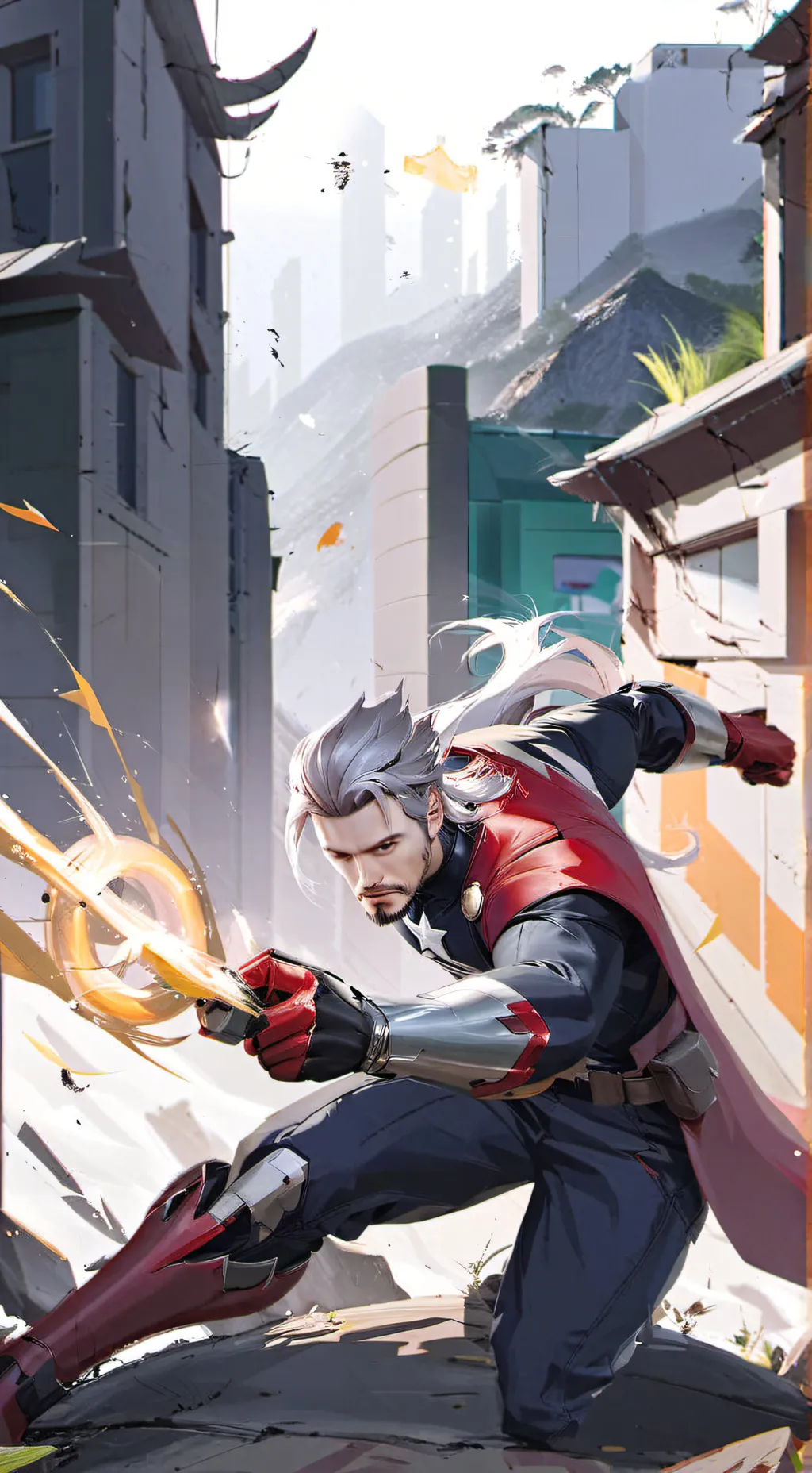 ai character: avengers😊 background