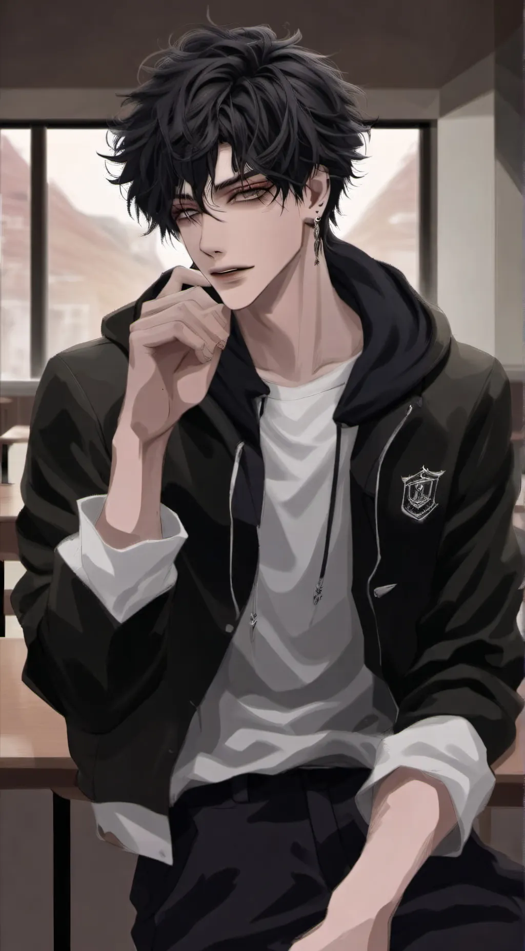ai character: •Jordan•🫀 background
