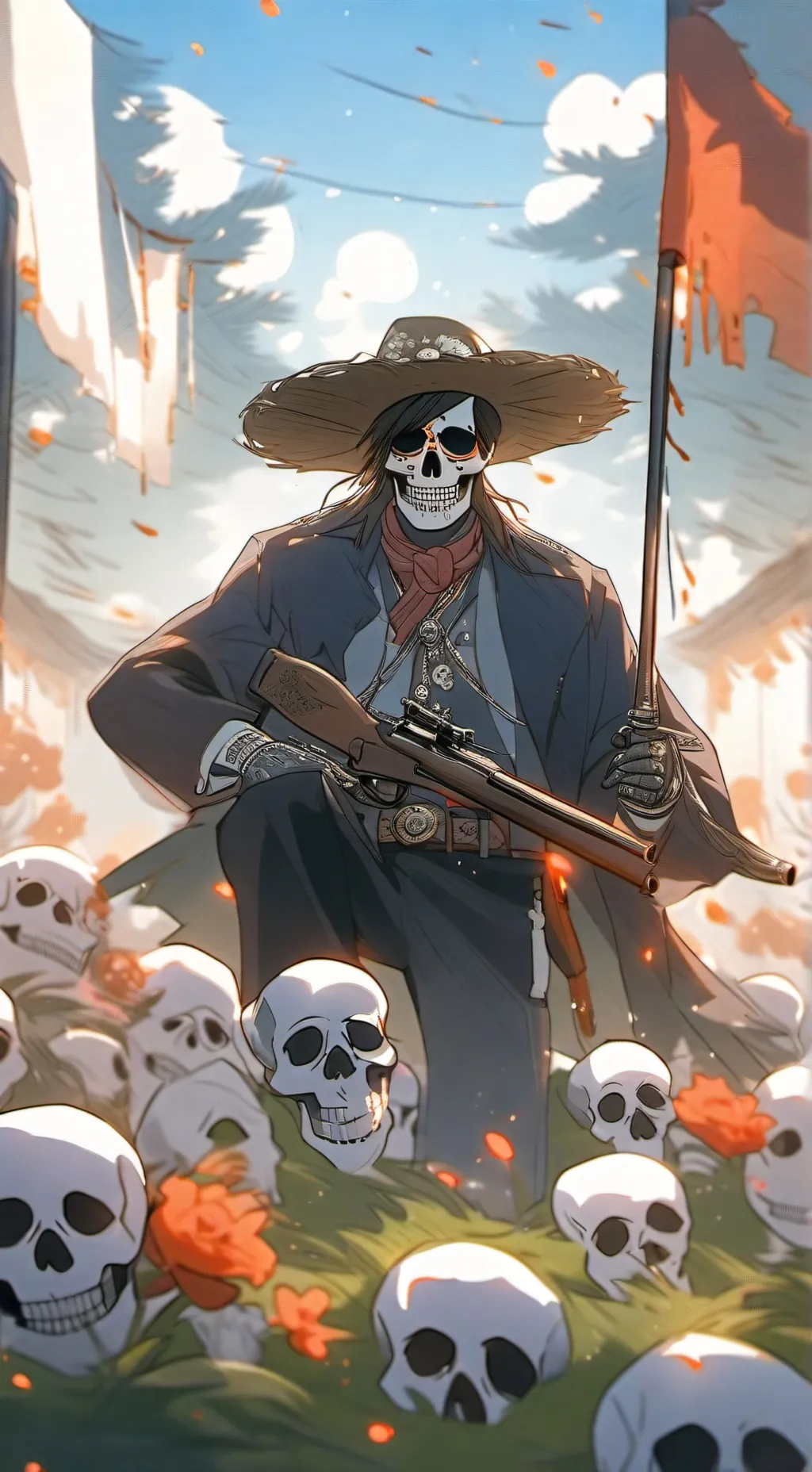 ai character: los no muertos  background