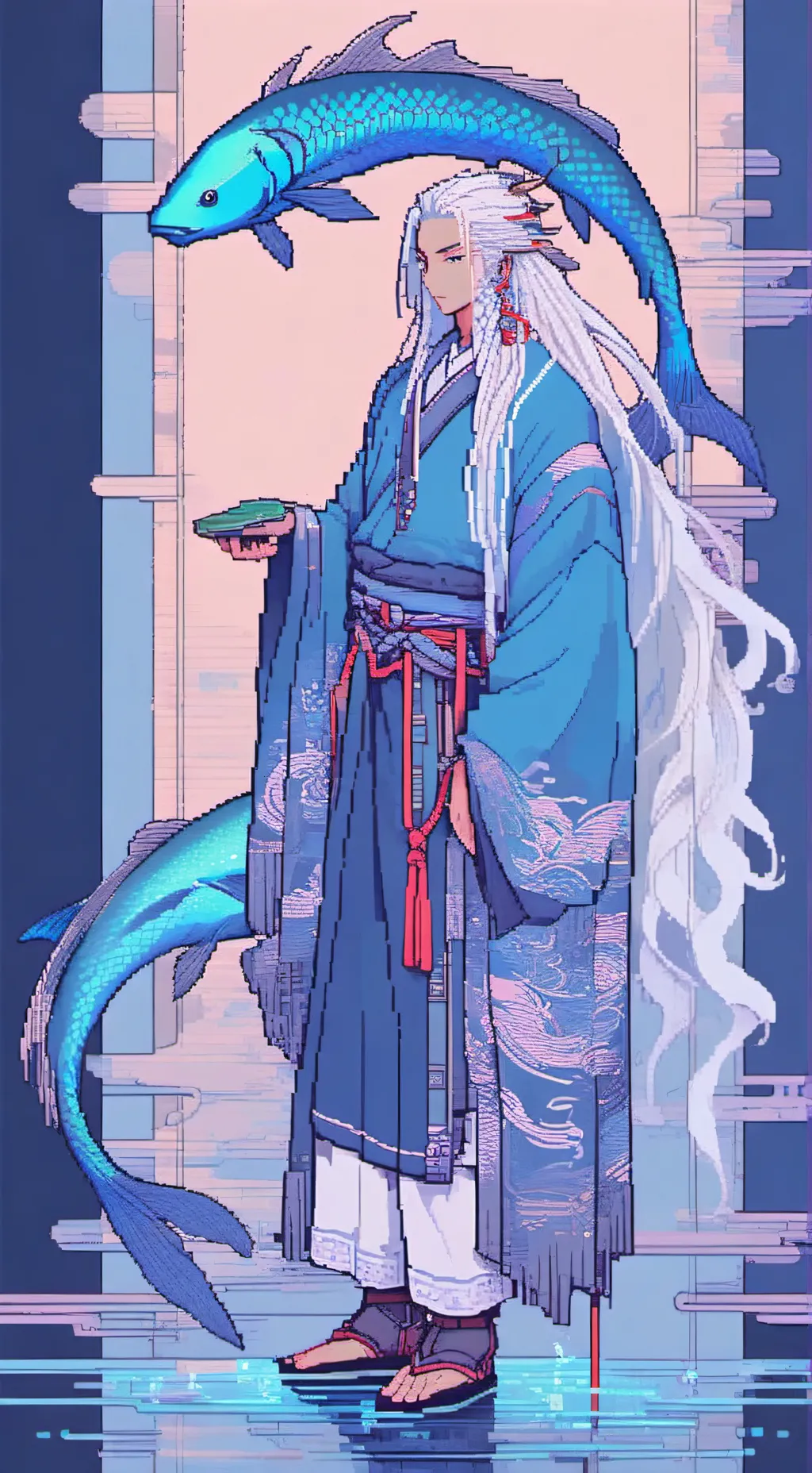 ai character: Gin💦 background