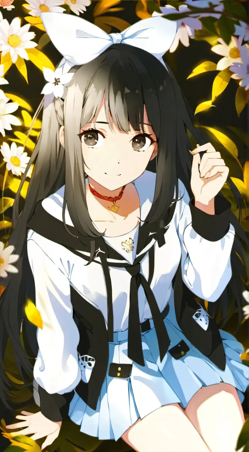 ai character: Mha New girl background