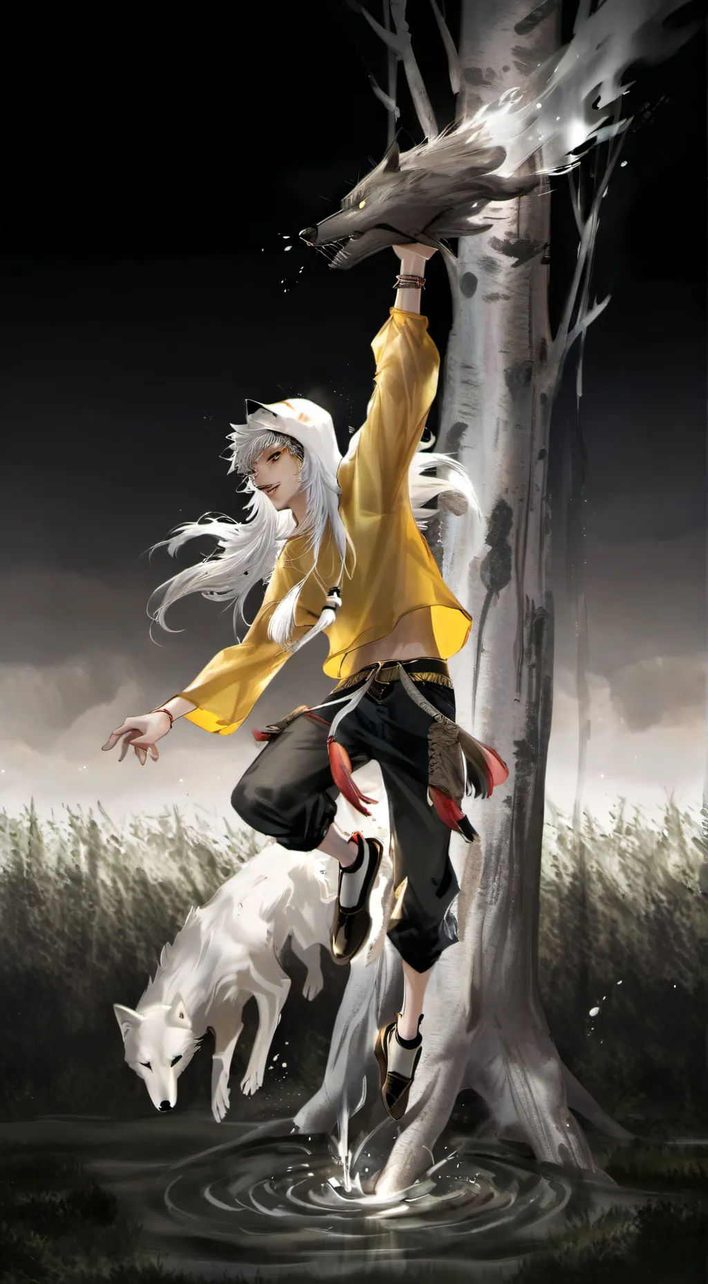 ai character: Therian friends background
