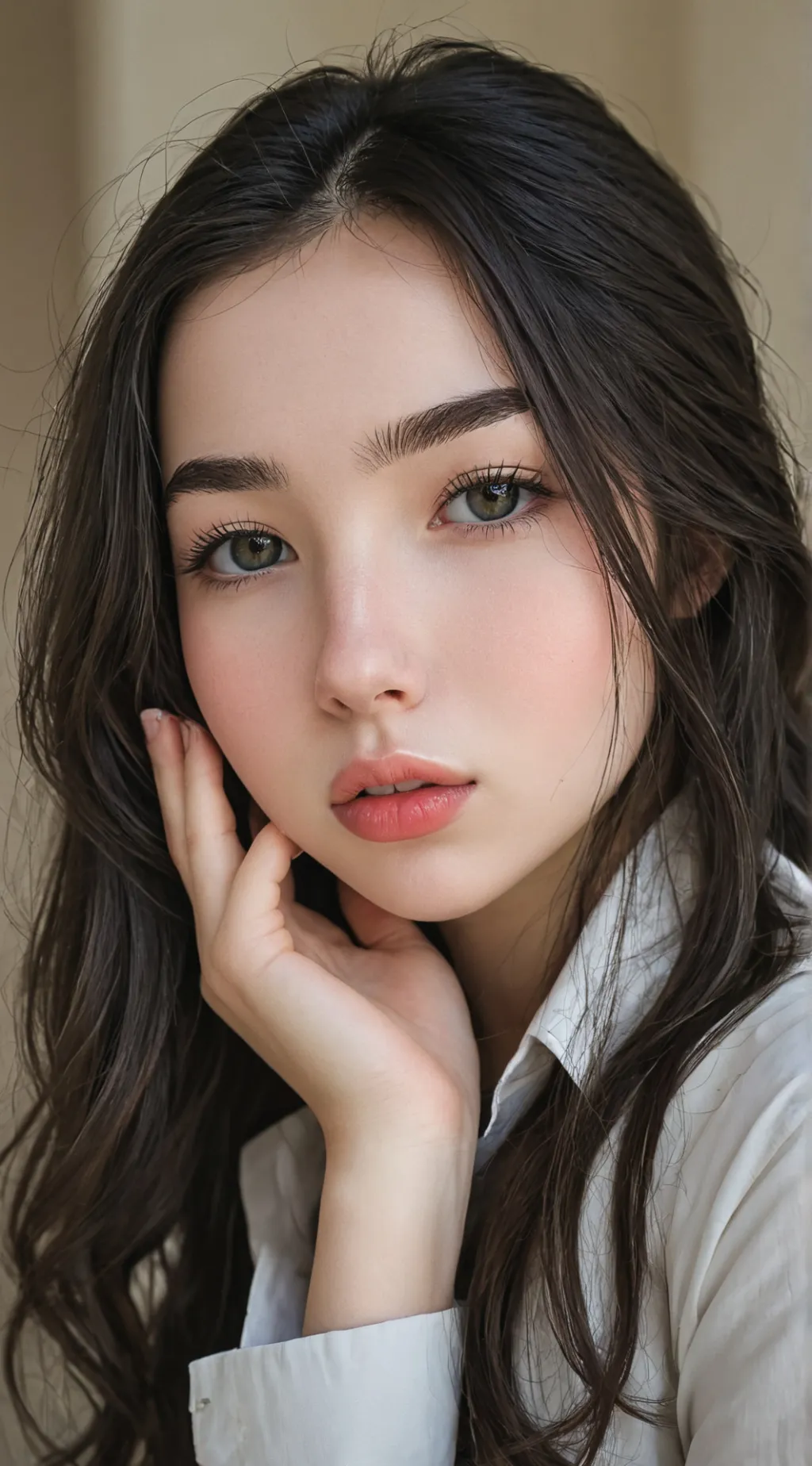 ai character: Stefania Georgiadi background