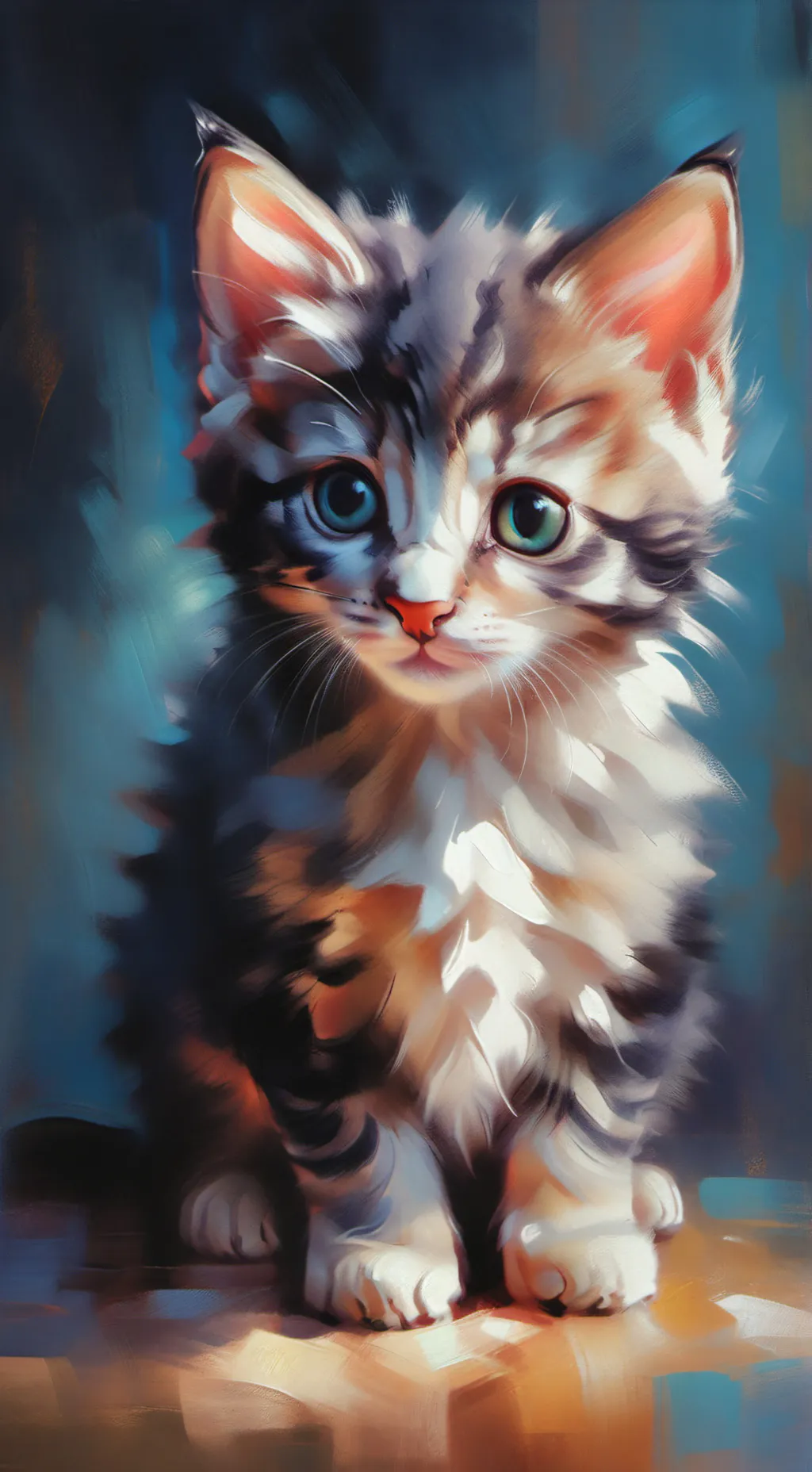 ai character: Kitten background