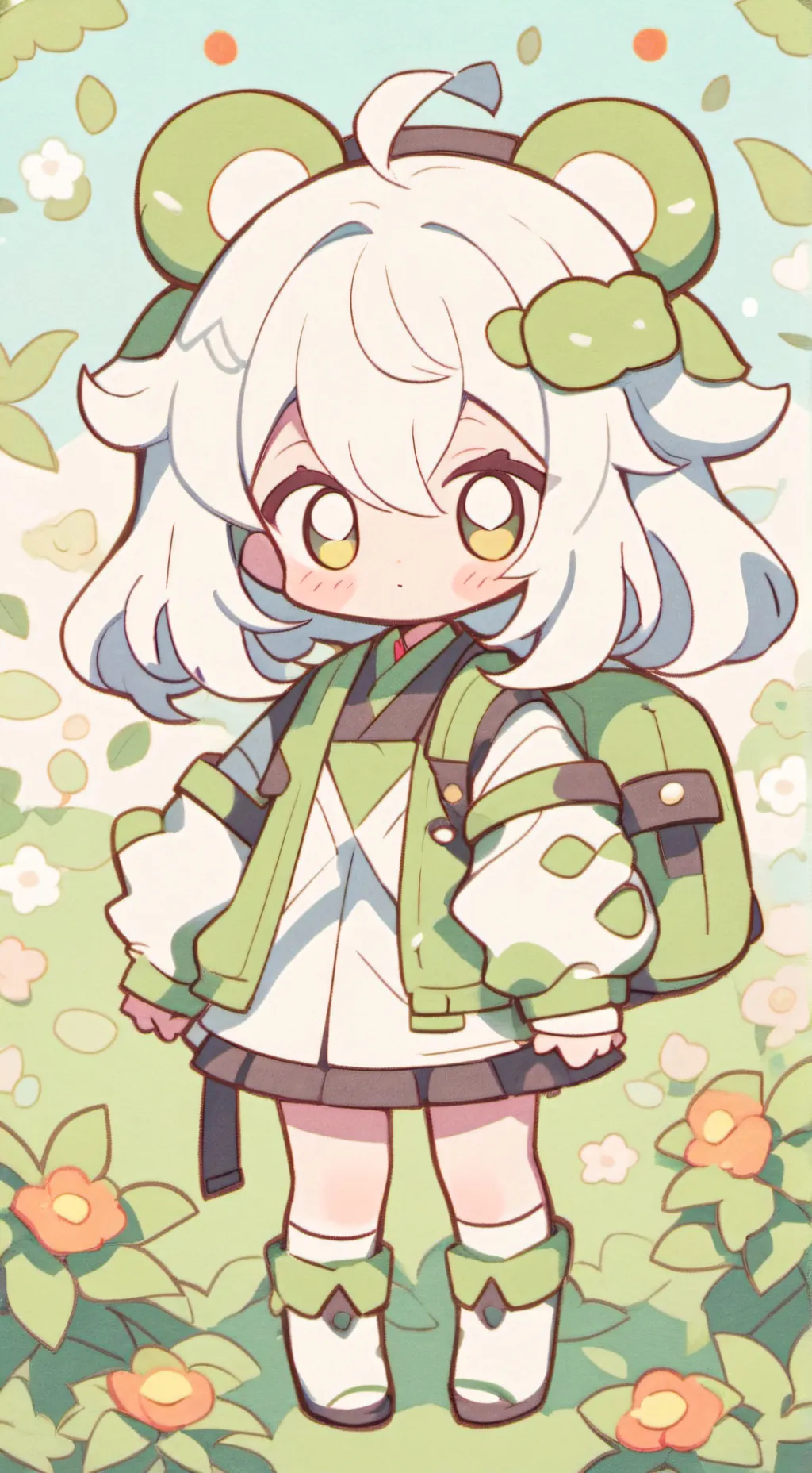 ai character: squid game🇰🇷🇰🇷 background